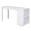 Lit mezzanine basse avec armoire, tablettes et bureau portable roulant, lit multifonctionnel-993810079