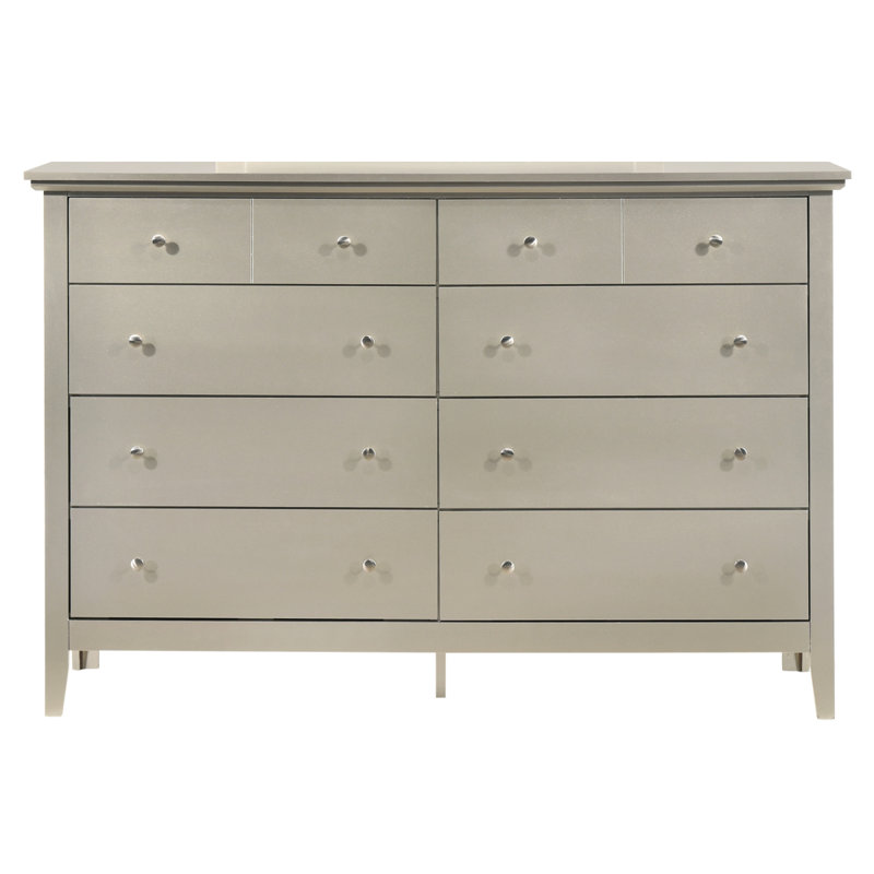 Commode Glond Furniture Hammond G5403-D, Argent