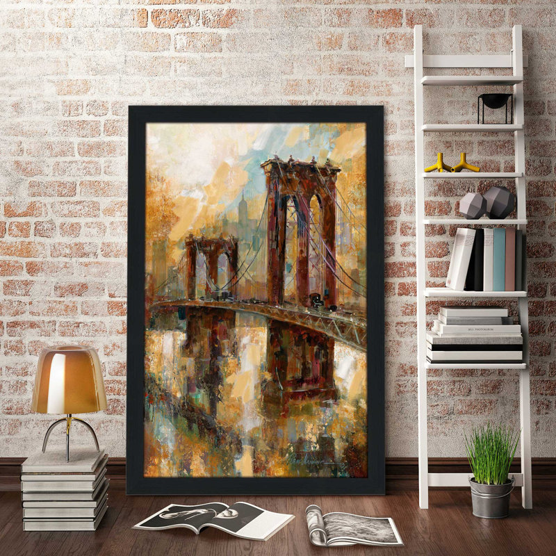 «Crossing Memories» par Ruane Manning - reproduction de cadre photo, H 27,5 po x l 21,5 po x P 0,75 po