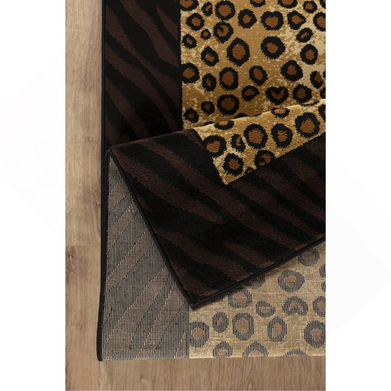 Multi 2 Ft. 7 In. X 7 Ft. 3 In. Animal Print Area Rug, Runner 2'7" x 7'3"