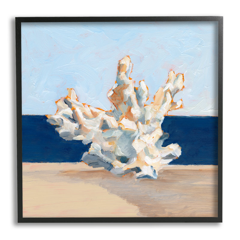 «Beachcrest Home ™», peinture nautique encadrée de giclée par Ethan Harper, H 17 po x l 17 po x P 1,5 po