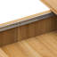 Table de salle à manger extensible de 55,11 po à 70,86 po avec pieds rayés pour le salon et la cuisine-832917532