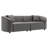 3-Seater Sofa With Streamlined Design
