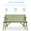 Table de pique-nique / banc de jardin-1044214226