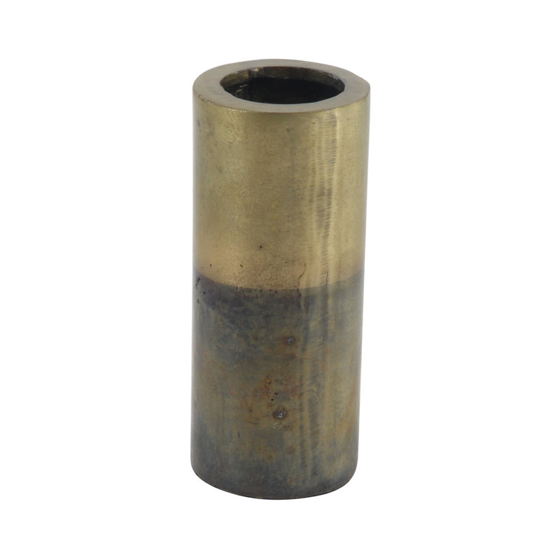 Aluminum Table Vase, 10" H x 4" W x 4" D