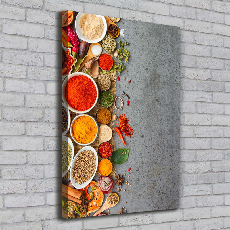 Colourful Spices - Wrapped Canvas Print