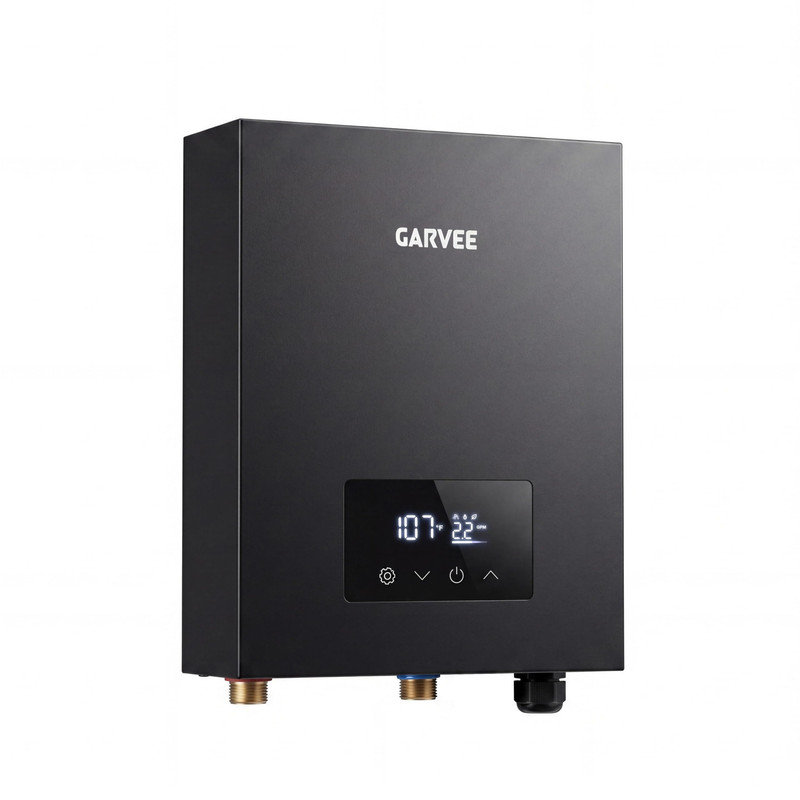 Chauffe-eau électrique sans réservoir 14 kW, affichage numérique à la demande 240 V pour toute la maison ou appartement, certifié ETL