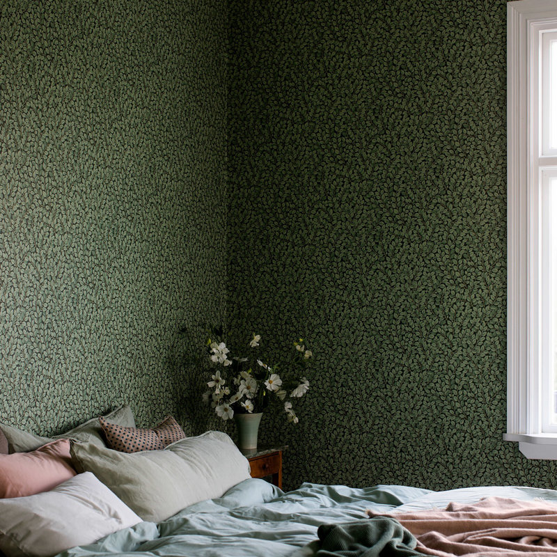 Boråstapeter Hazel Wallpaper, Spruce