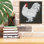 «Rooster» par Hollihocks Art, estampe numérique sur toile