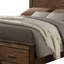 Grand lit standard avec rangement Cassandra