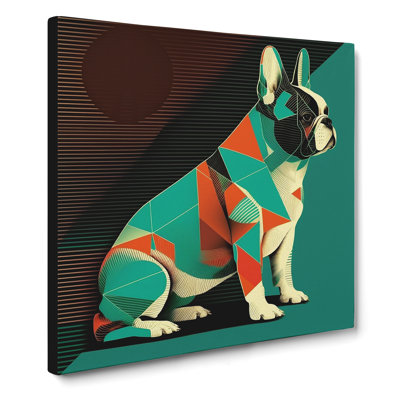 French Bulldog Constructivism - No Frame Print