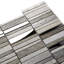 11.8"X11.8" Marble And Glass Mosaic Tile