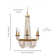 Pulliam 27.5"H Brushed Gold and Capiz Shell Candelabra Plug-in and Hardwire Chandelier