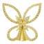 Gold Papillon Figurine with Crystals-2004317697