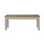 Lucian large Wood Bench, grey and antique wax finish-308472479