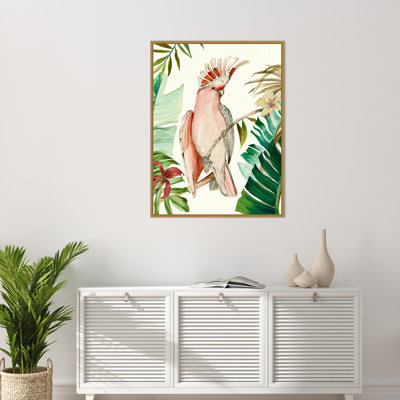 «Tropical Bird I» par Aimee Wilson, reproduction d'art sur toile encadrée
