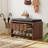 Pu Upholstered Shoe Storage Bench With A Drawer-679338765