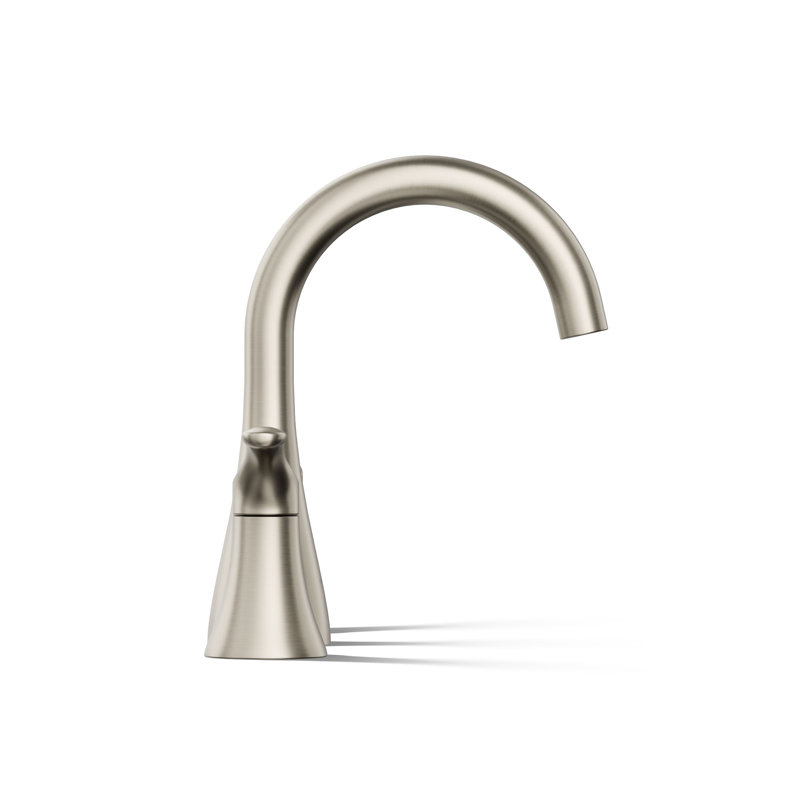 Simplice Widespread Bathroom Sink Faucet, Three-Hole Bathroom Faucet with Clicker Drain, 1.2 GPM, Chrome