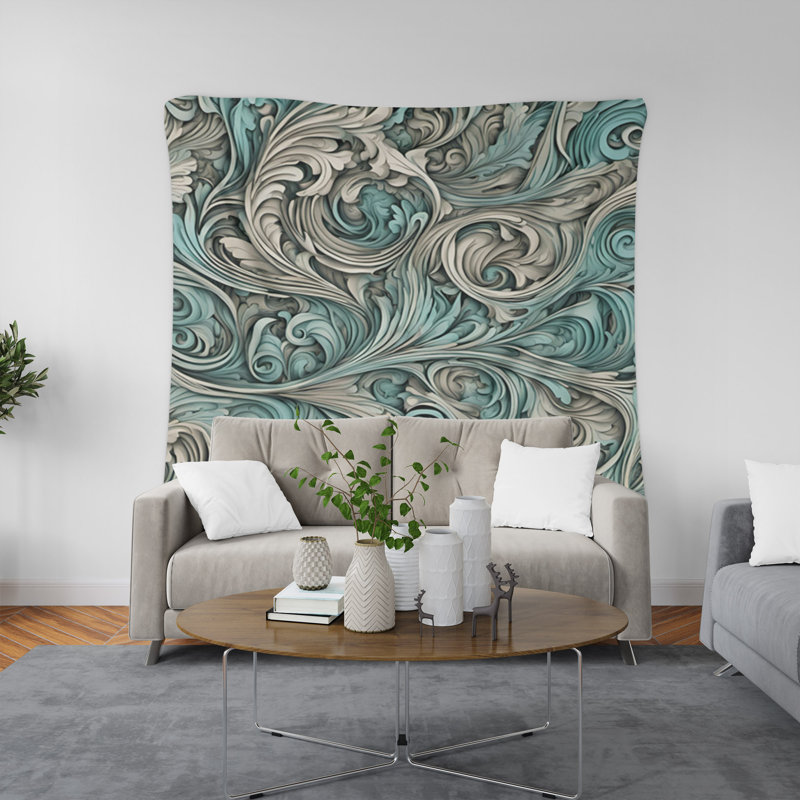Tapisserie murale, H 80 po x l 68 po