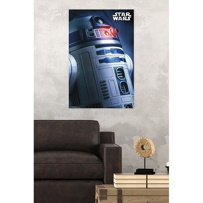 « star guerres »-impression sur papier du profil r2-d2