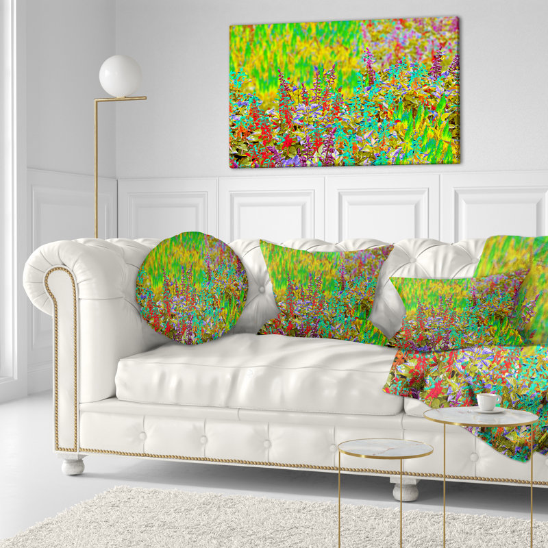Floral Throw Pillow