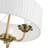 Lamotte 3-Light Dimmable Metal Drum Chandelier with Linen Blend Shade-797972909