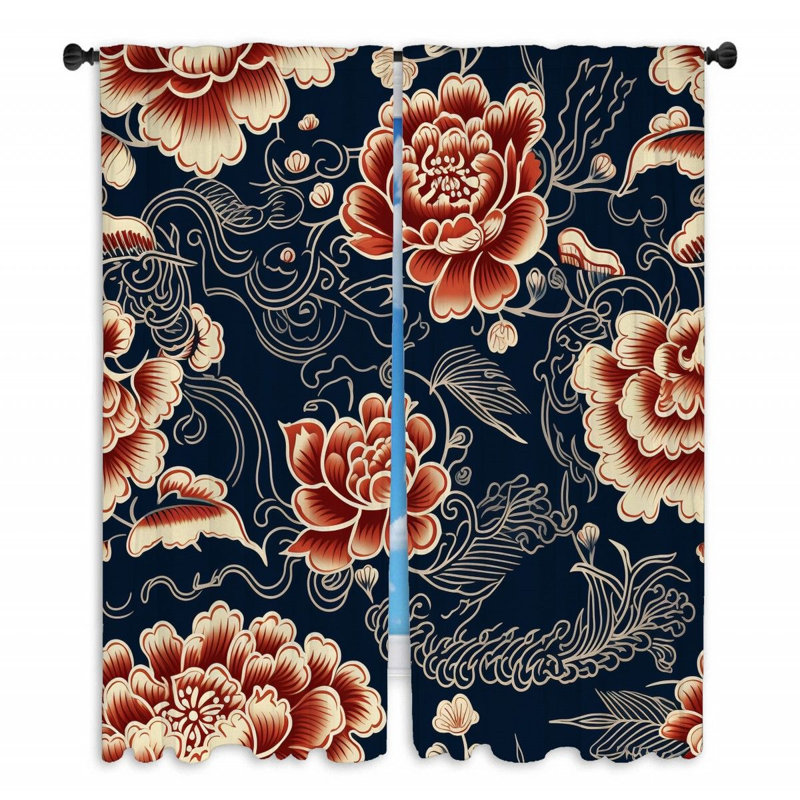 Paire de rideaux obscurcissant Joellie, L 40 po x L 84 po