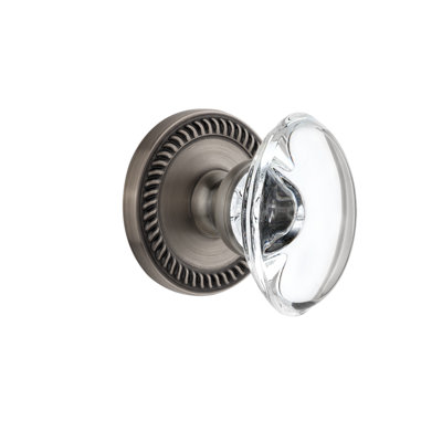 Bouton de porte en cristal Grandeur Newport