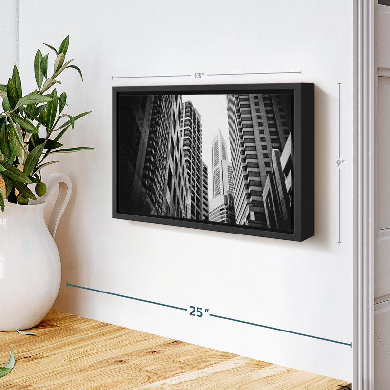 «Skyscraper Buildings Wall Art», H 9 po x l 13 po