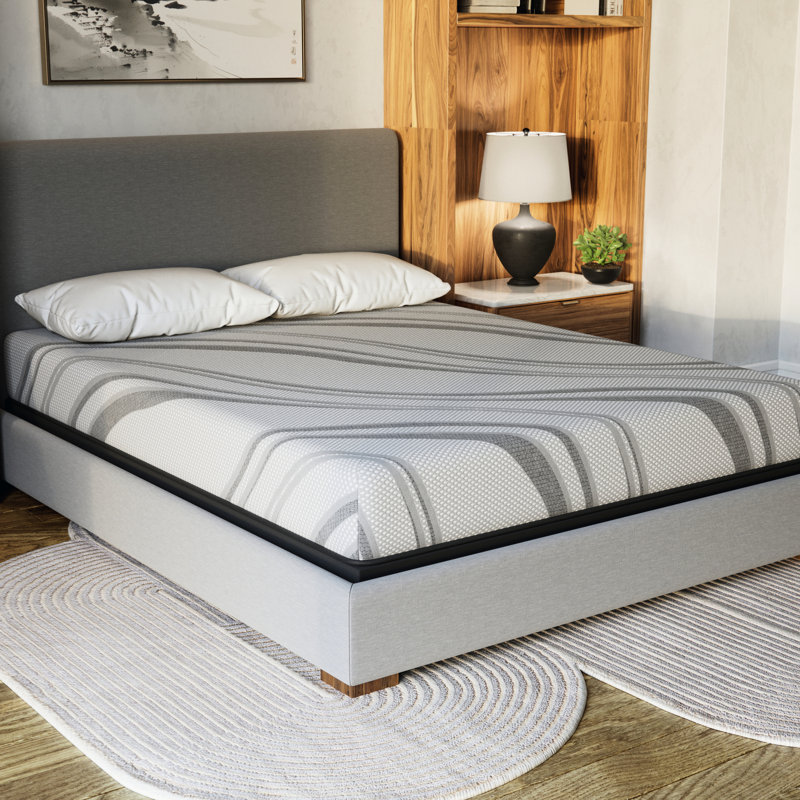 Très grand matelas avec mousse de gel Nl 8 po - ferme, favorise un soutien ferme du cycle du sommeil, s'adapte à la forme du corps