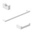 Kimono 3 Piece Bathroom Hardware Set