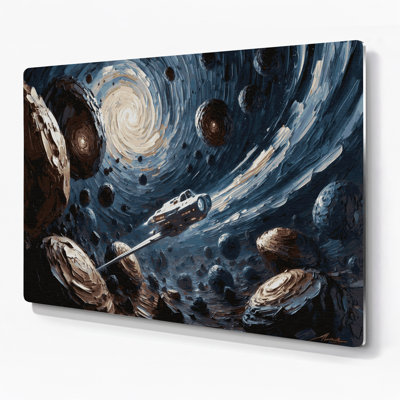 Art mural noir Sci Fi