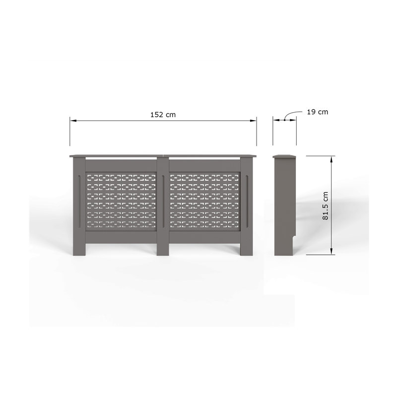 Small Radiator Cover, W152 x H81.5 x D19cm