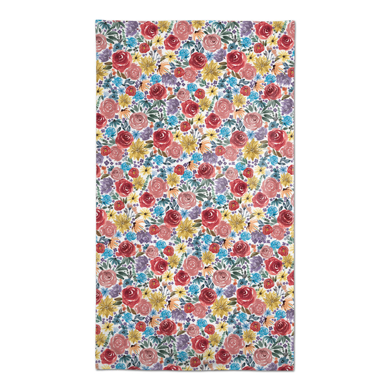 Nappe Florale, L 102 po x l 58 po