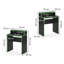 Adeoye 90cm W Rectangular Writing Desk with Hutch and Cabinet