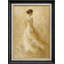 «Soft Neutral Woman Silhouette Elegant Figure Scene», reproduction d'art sur toile encadrée-1963327740-1963327737