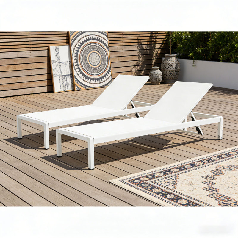 CHAISE LOUNGE, White, 2