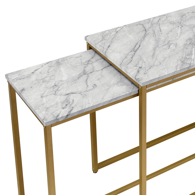 47.25'' Console Table, White