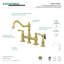 Restoration Bridge Faucet With Side Spray-31820093