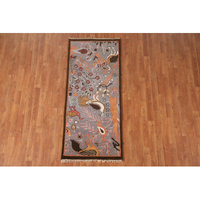 Animal Pictorial Ziegler Oriental Rug 3x6