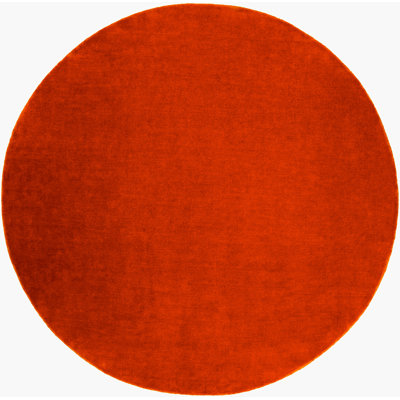 Clio Hand-Woven Red Wool Rug