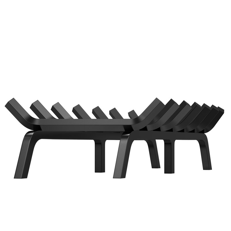 Grille de cheminée en acier, H 6,5 po x l 30 po x P 7,1 po