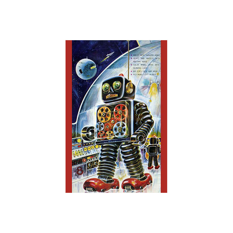 Robot d’accessoires-imprimé de publicités, H 30 po x l 20 po