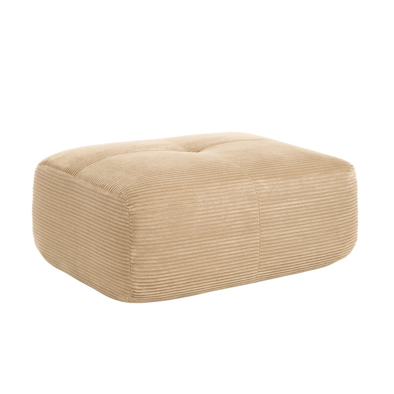 Hamlet LSF&RSF Corner Sofa W/Pillows Corduroy- Camel(Only Include This Ottoman, Not The Sofa), Camel