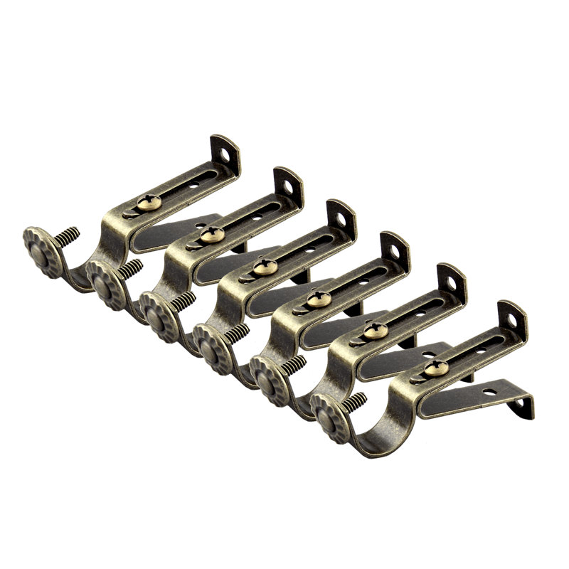 Arledge Steel Mounting Bracket, Antique Brass