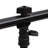 Vidaxl T-Shape Background Stand Black -113245818