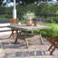 Sky 48'' Glass Outdoor Chat Table-341056739
