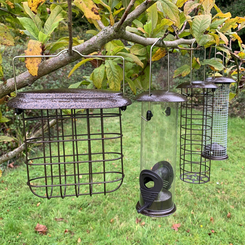Eterra Metal Hanging Tube Bird Feeder