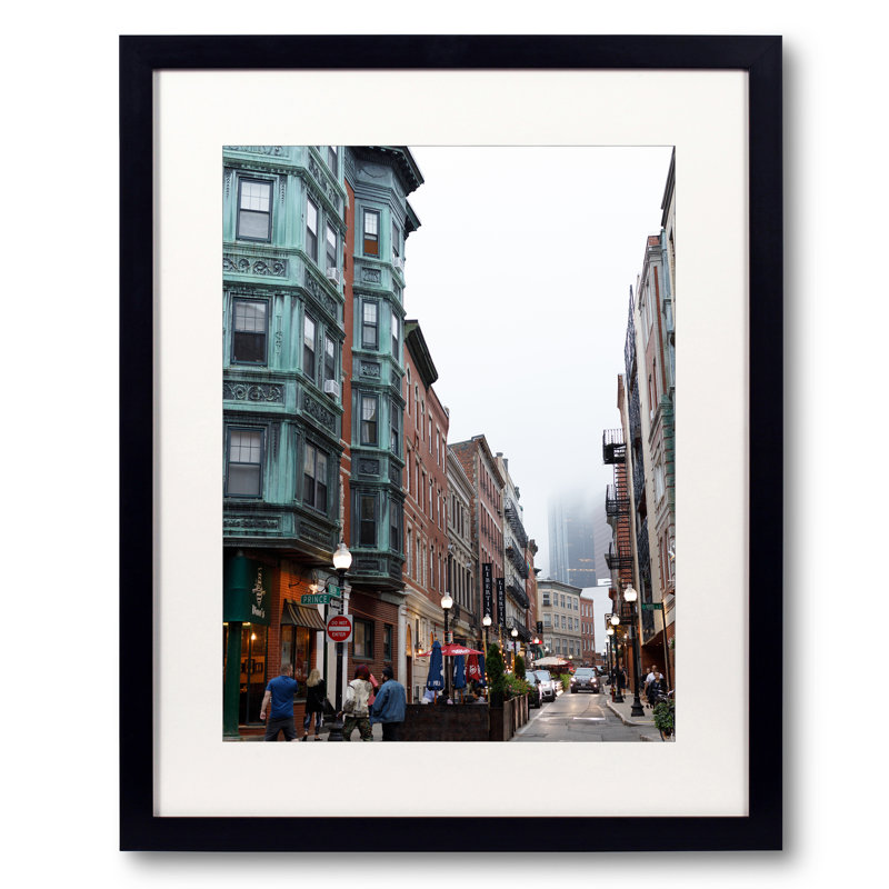 Into The Fog Print by Morgan Anderson, Black Framed Paper, 21.25" H x 17.25" W