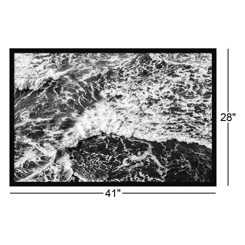 West Coast Vernon par Pete Olsen - reproduction de photo sur papier encadrée, H 28 po x l 41 po, Noir